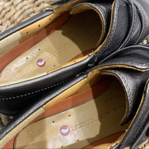 Clarks Unstructured leather Slip On Shoes - Picture 6 of 7